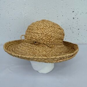 Helen Kaminski Australia Madagascar Rolled Brim Raffia Sun Hat by